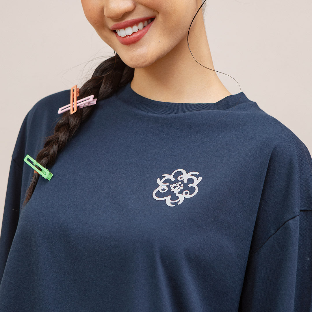 Willa Navy Top