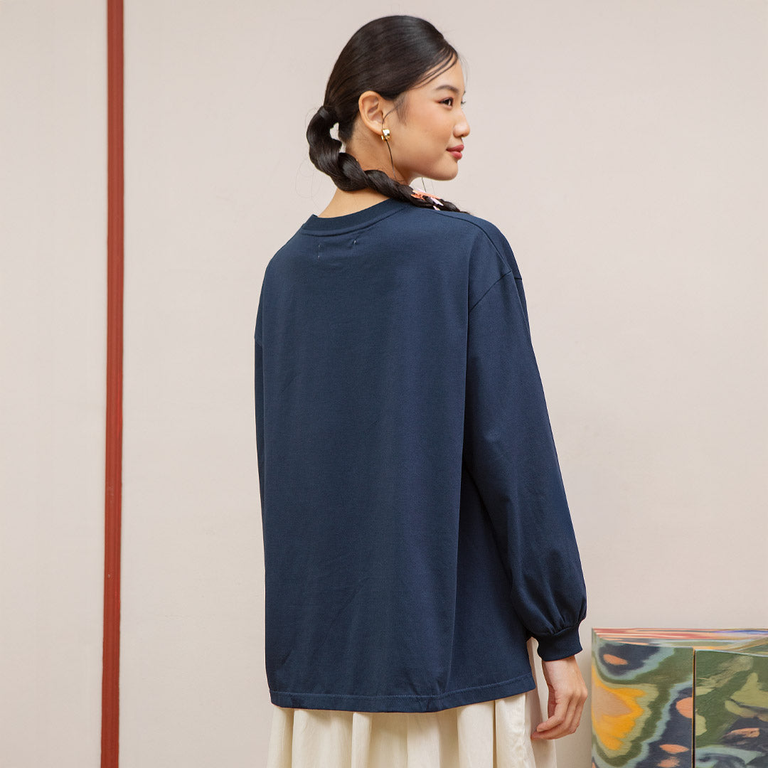 Willa Navy Top