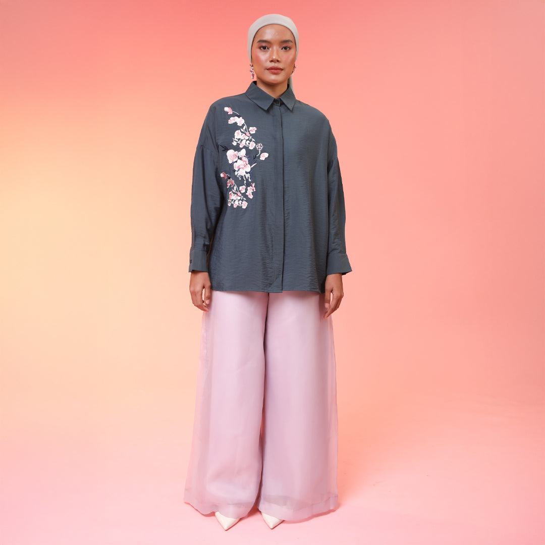 Wrenna Green Top (PO 7 Hari)