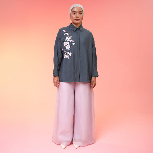 Wrenna Green Top (PO 7 Hari)