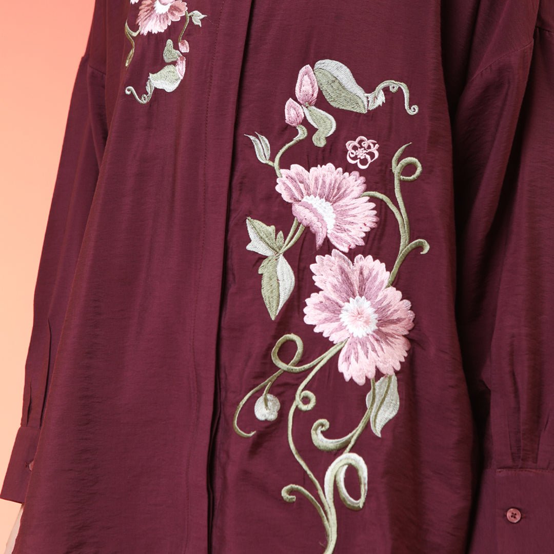 Wrenna Mulberry Top (PO 7 Hari)