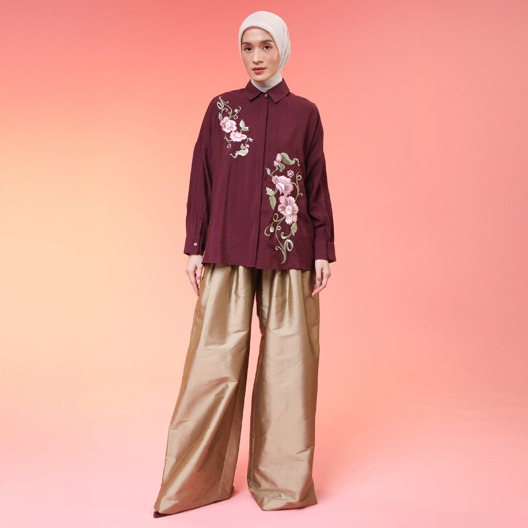 Wrenna Mulberry Top (PO 7 Hari)
