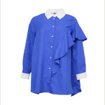 Yuki Royal Blue Tops | HijabChic