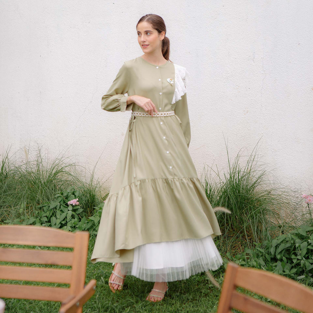 Defect Bemia Green Tunic | HijabChic