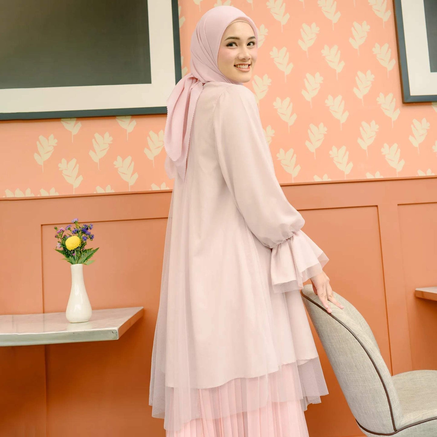 katie dusty pink top hijabchic atasan tulle 4