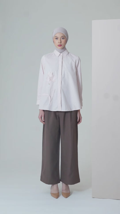 Elarona Top - Blush Pink