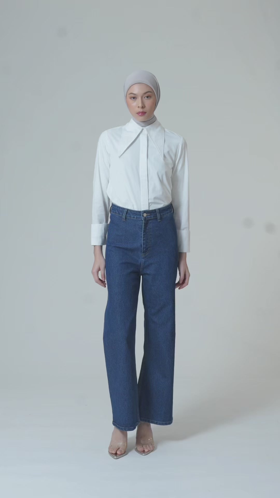 Glenda Dark Blue Denim Pants