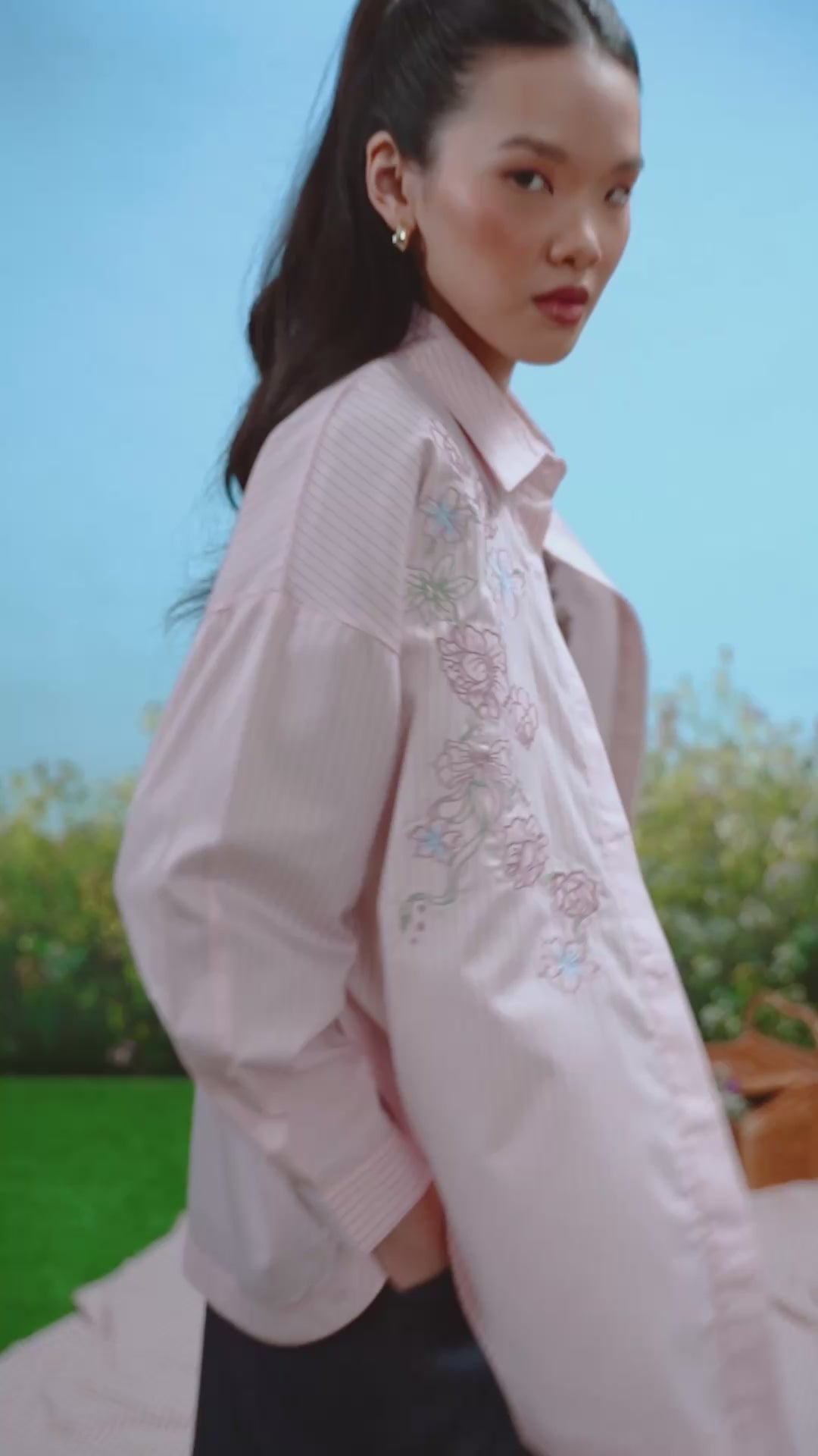 Leanne Pink Top