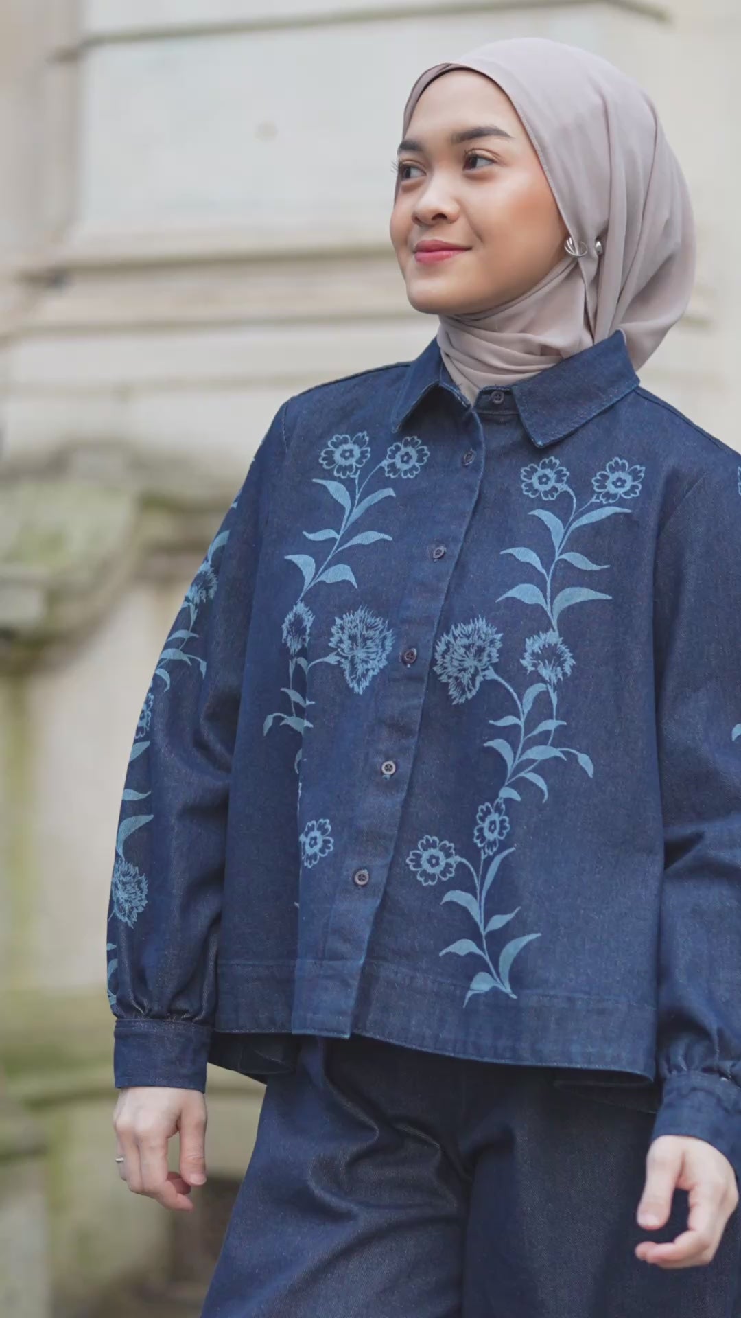 Marcea Denim Top
