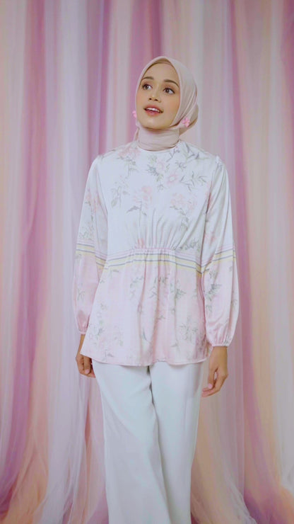 Dalena Creme Pink Top