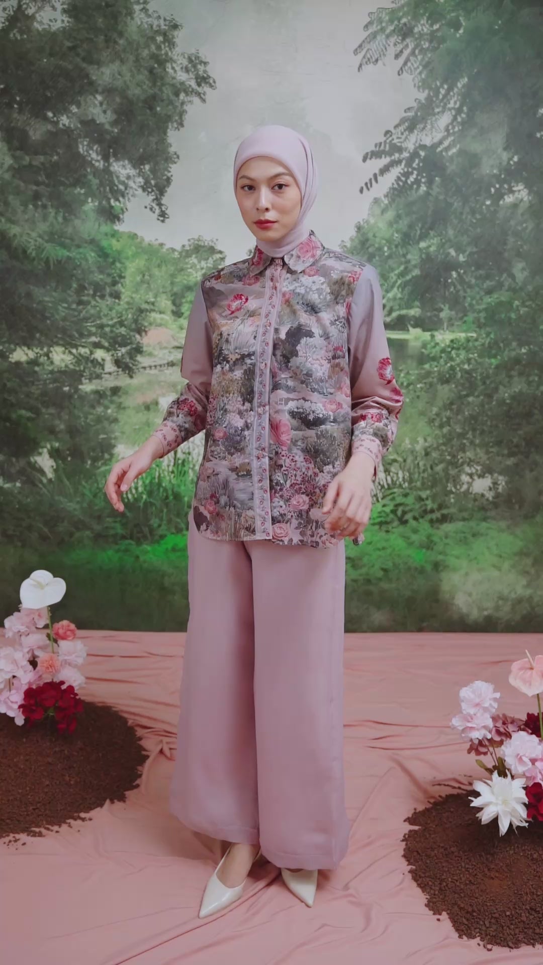 Leifa Violet Ash Top