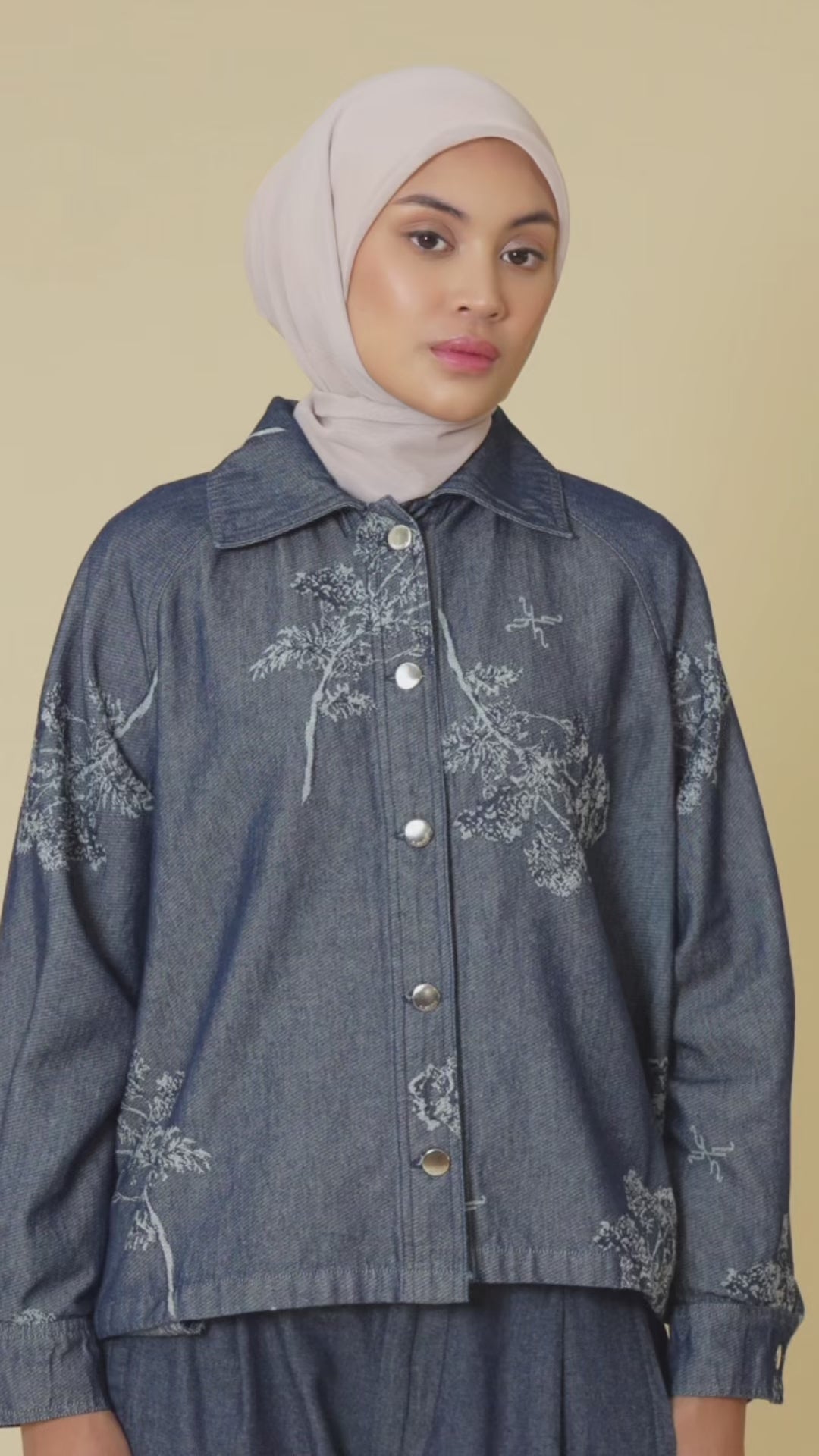 Vianne Jacket - Jacquard Denim