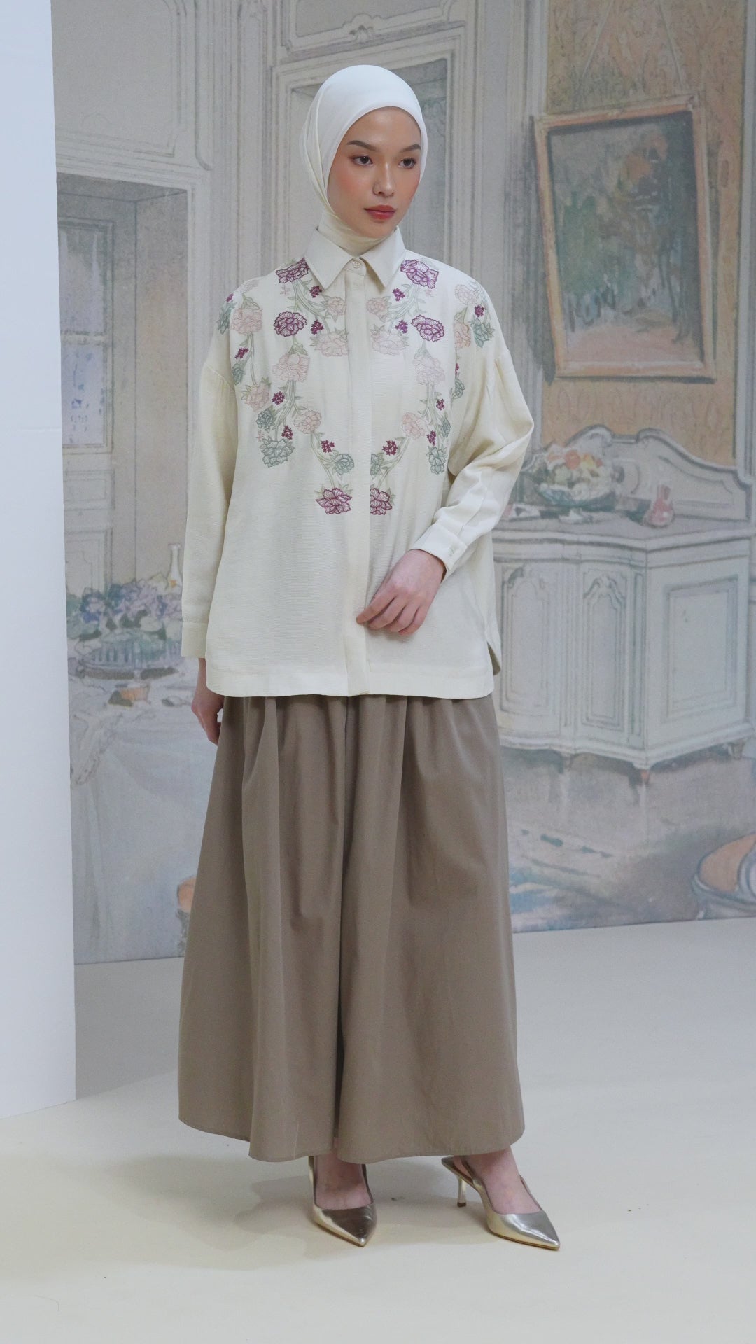 Gaiia Beige Top