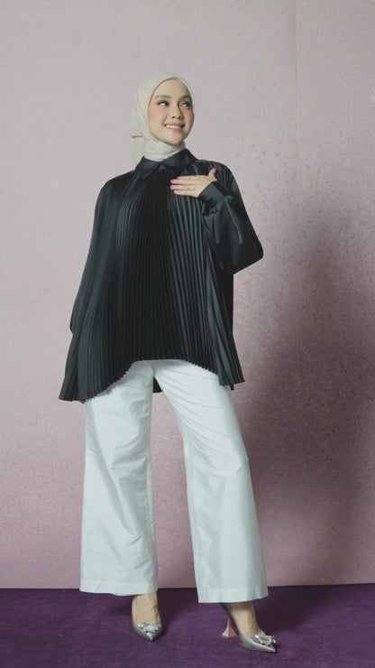 Nara Pleats Top (HijabChic x Tiqasya)