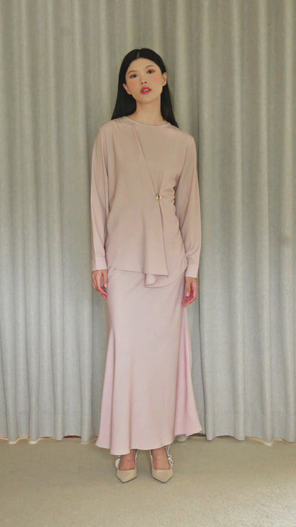 Felice One Set (HijabChic x Nabillasyal) - Set Kurung Melayu Baju dan Rok