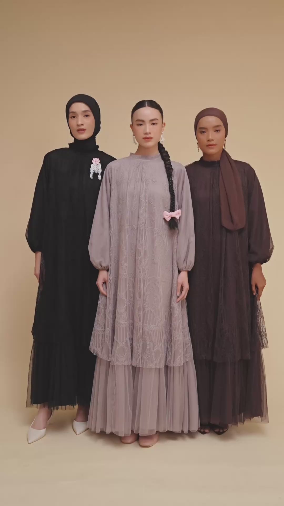 Syahira Taupe Dress