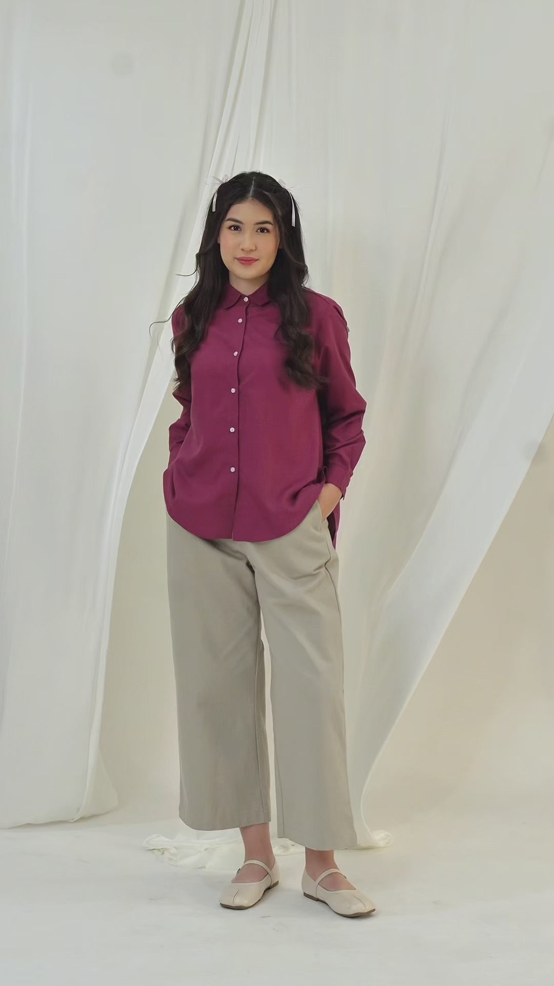 Fayara Tops - Kemeja PolyCotton
