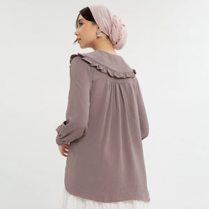 
            
                Load image into Gallery viewer, Austin Dusty Purple Tops | HijabChic
            
        