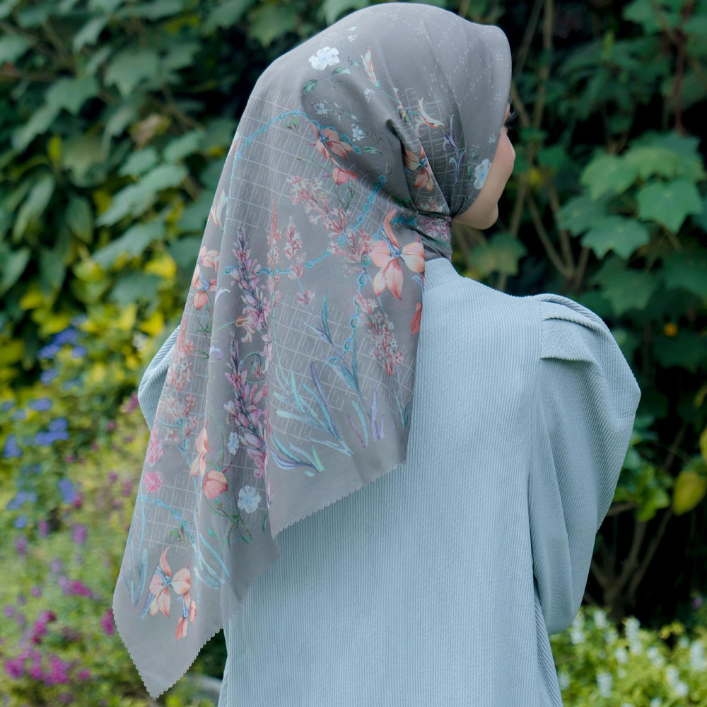 Blossom Dark Grey | HijabChic