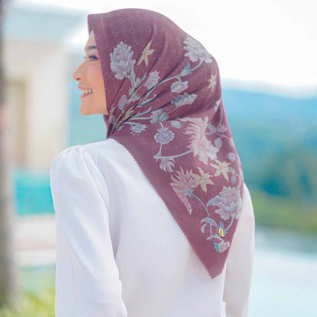 HC x ZD Fleuria Scarf Cinnamon | HijabChic