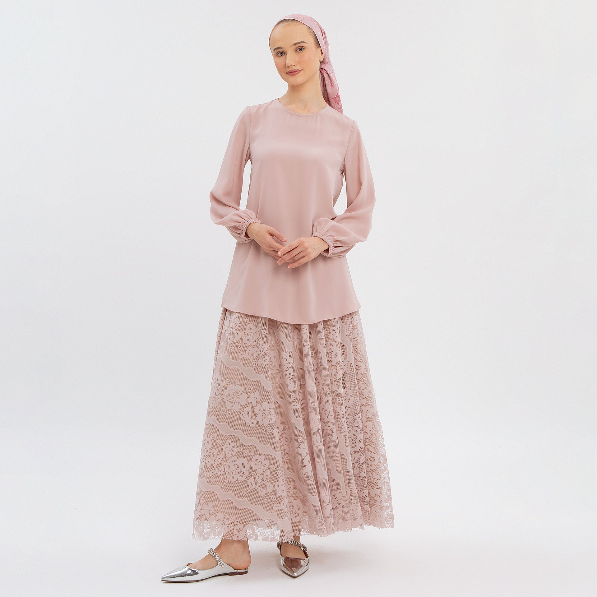 Esmee Tops Dusty Pink | HijabChic