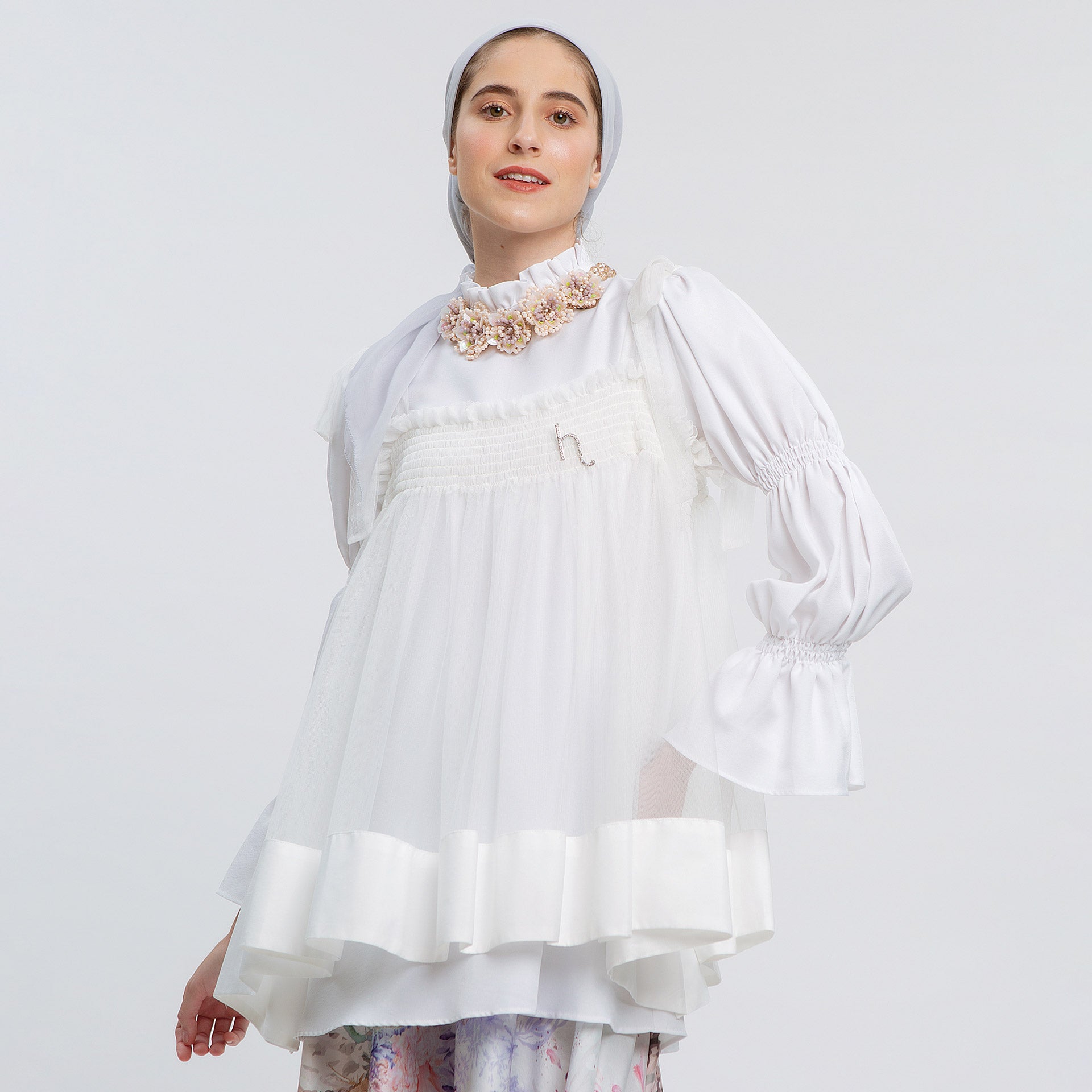 Numa Broken White Clothing Set | HijabChic