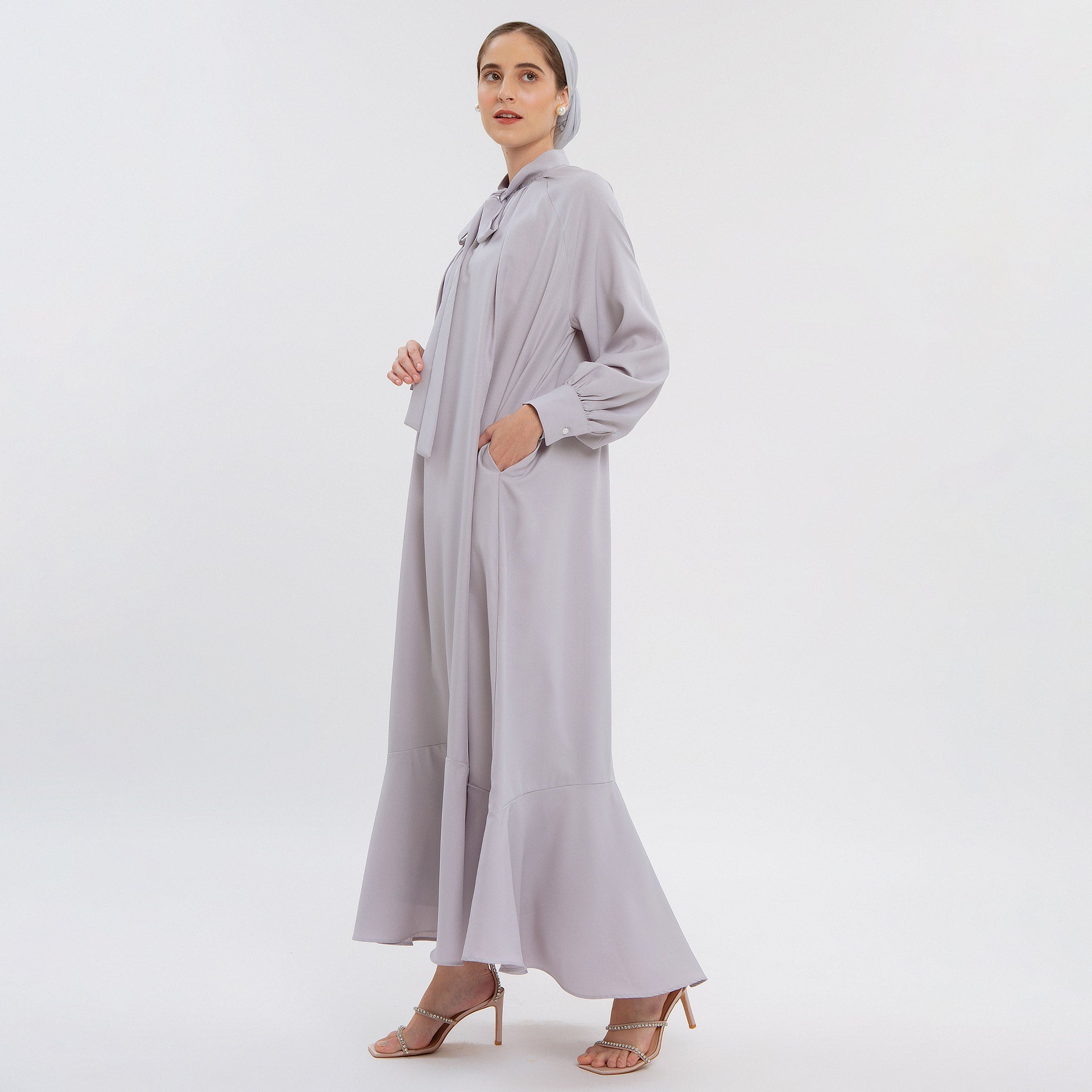 Jazyln Mauve Dress | HijabChic