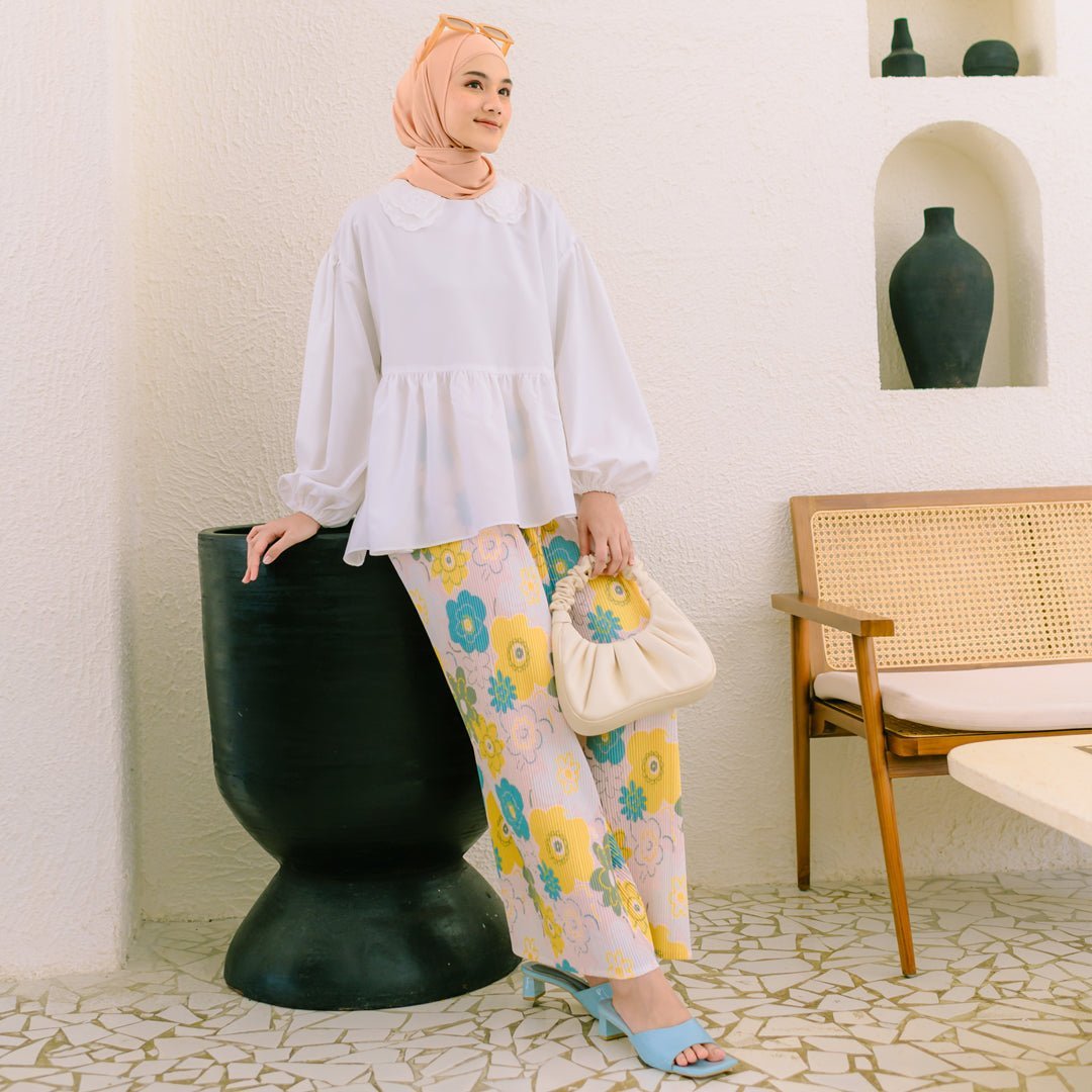 Jovia White Top | HijabChic