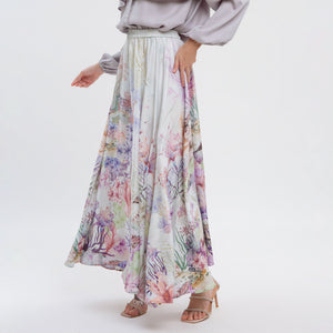 Mahveen Multicolour Skirt | HijabChic