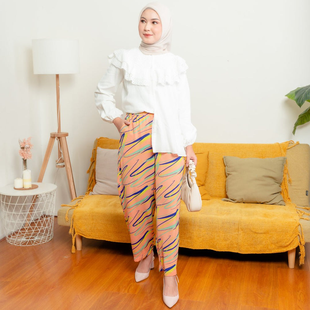 Quita Peach Lines Pants | HijabChic