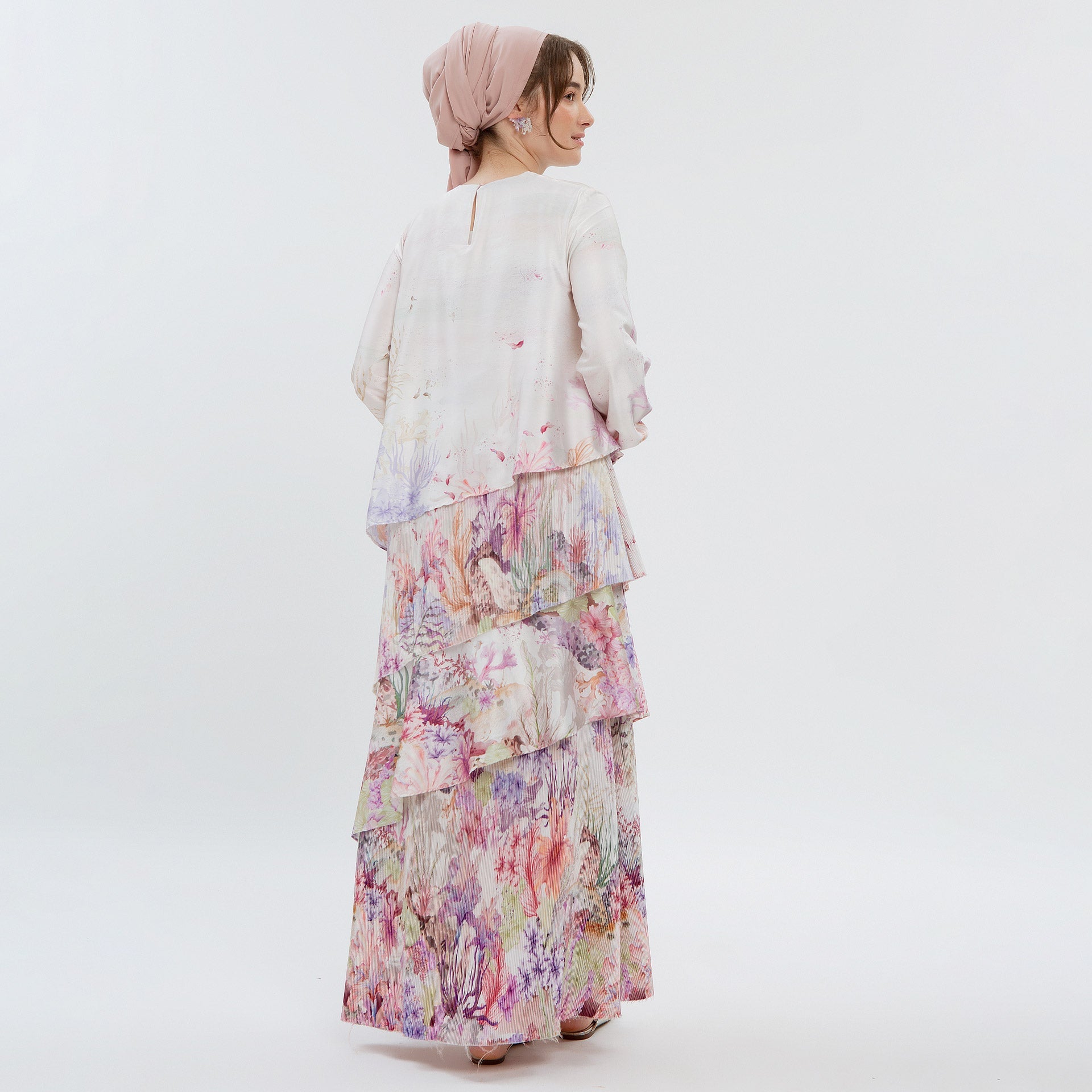 Samira Multicolour Dress | HijabChic