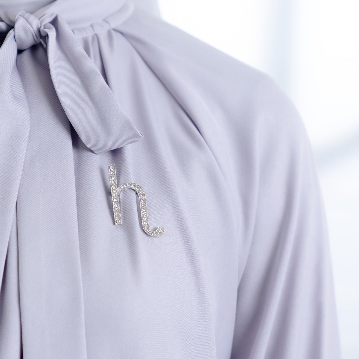 Zinfandel Brooch In Silver | HijabChic
