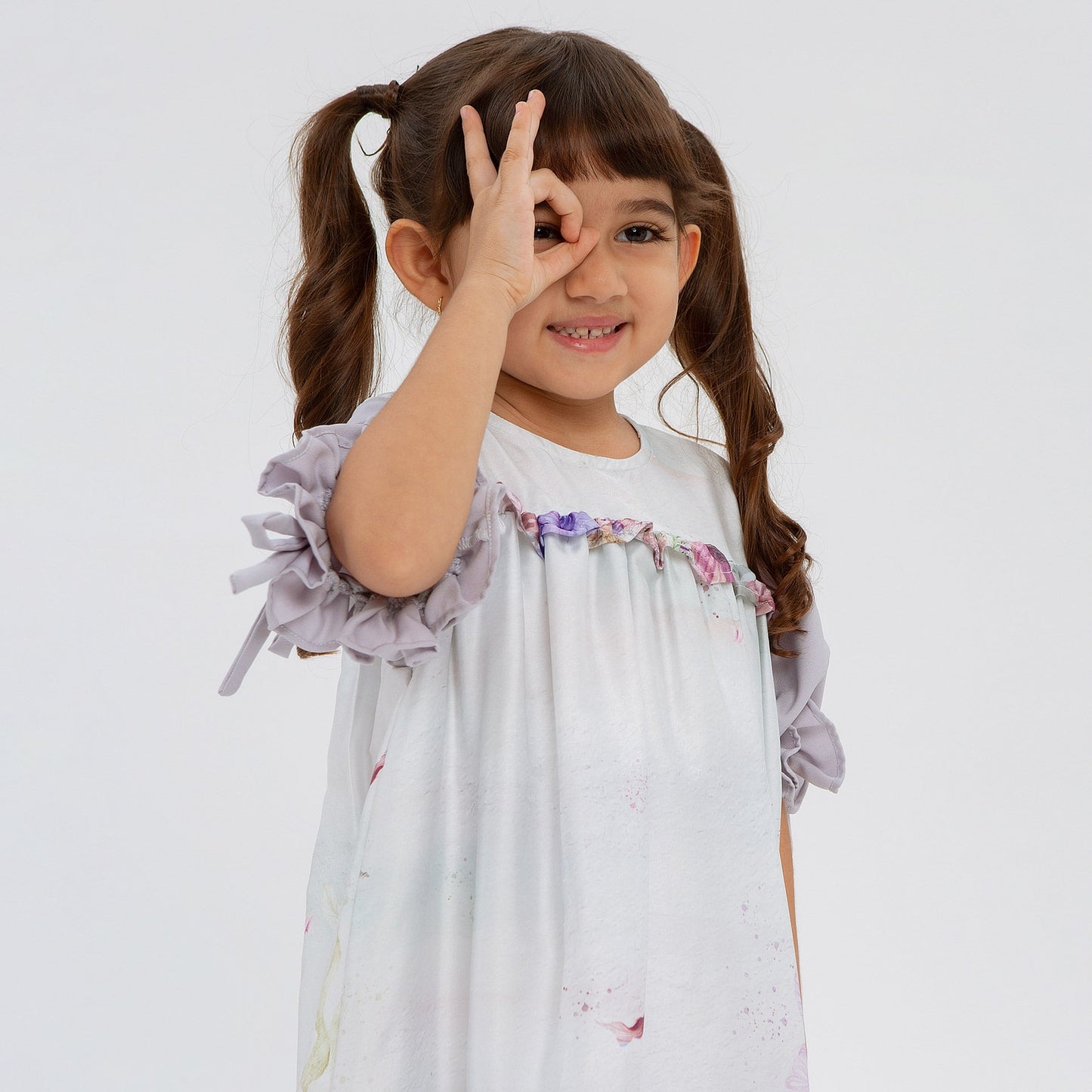 Yumna Multicolour Girl Dress | HijabChic