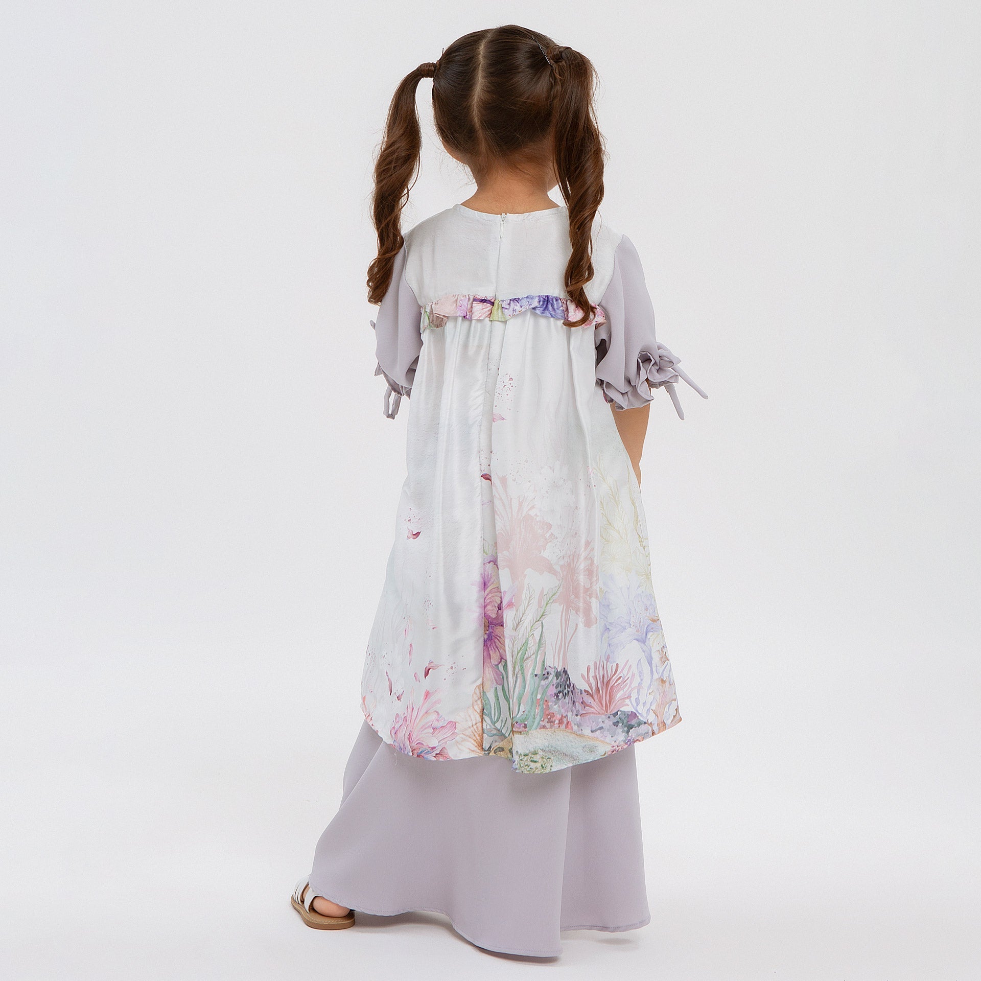 Yumna Multicolour Girl Dress | HijabChic